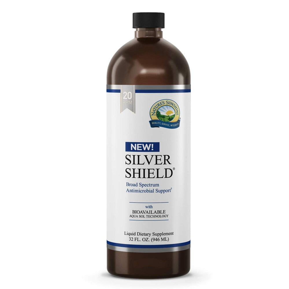 Nature's Sunshine Silver Shield Liquid bottle – front view