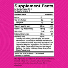 Berry lemonade flavor sachets for Solstic Immune