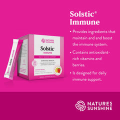 Solstic Immune sachet dissolving in water