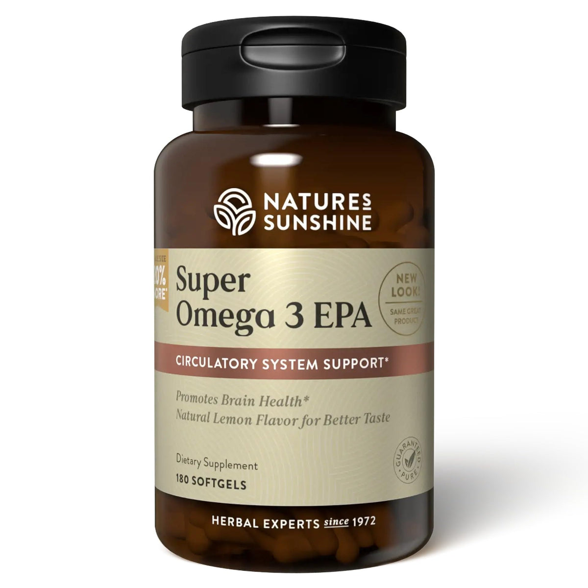 Nature's Sunshine Super Omega-3 EPA 180 Softgels bottle