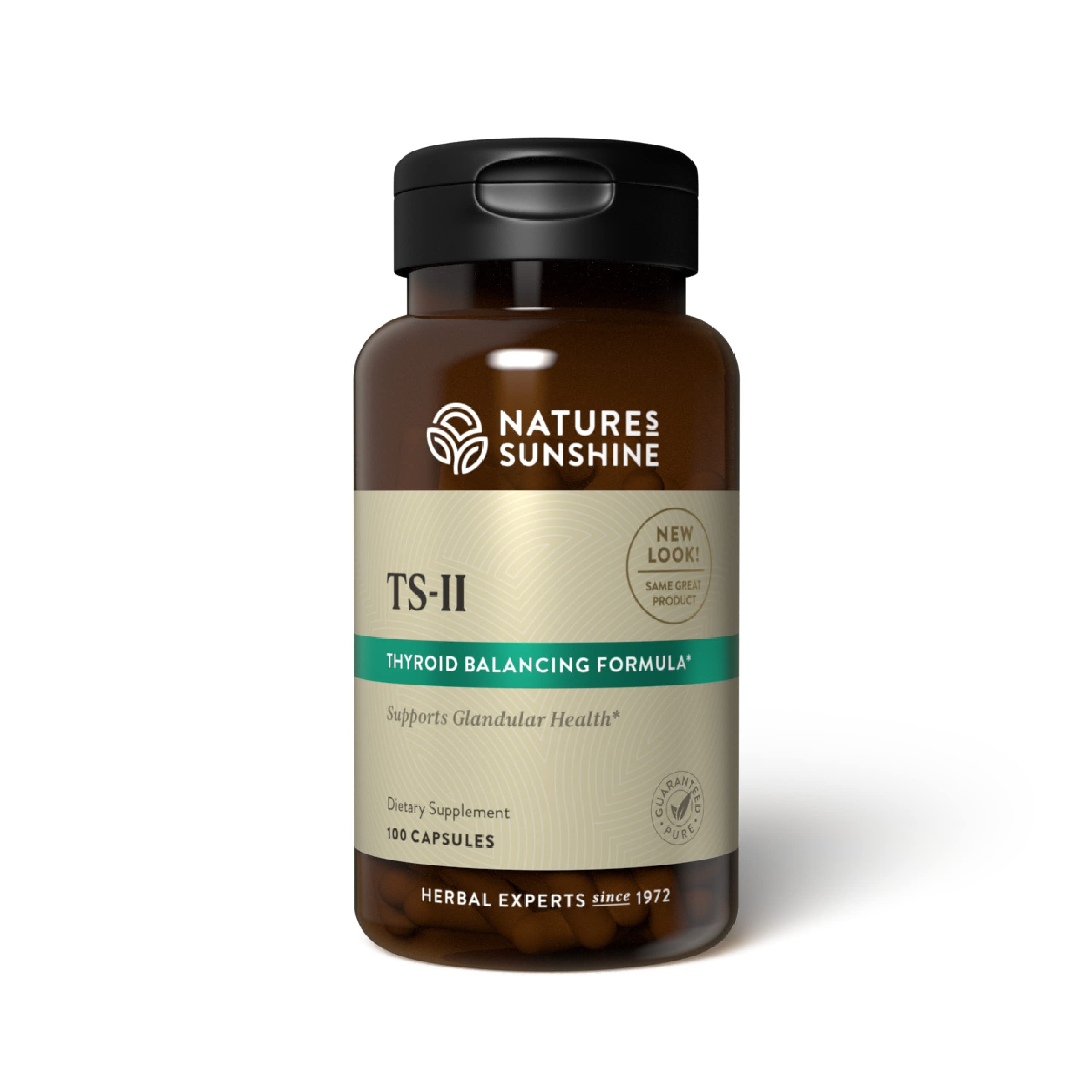 Bottle of Nature's Sunshine TS II w/Hops 100 capsules