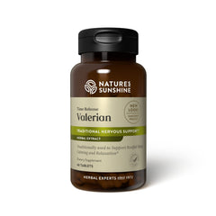 Nature's Sunshine Valerian Root Extract Time Release bottle - 60 capsules