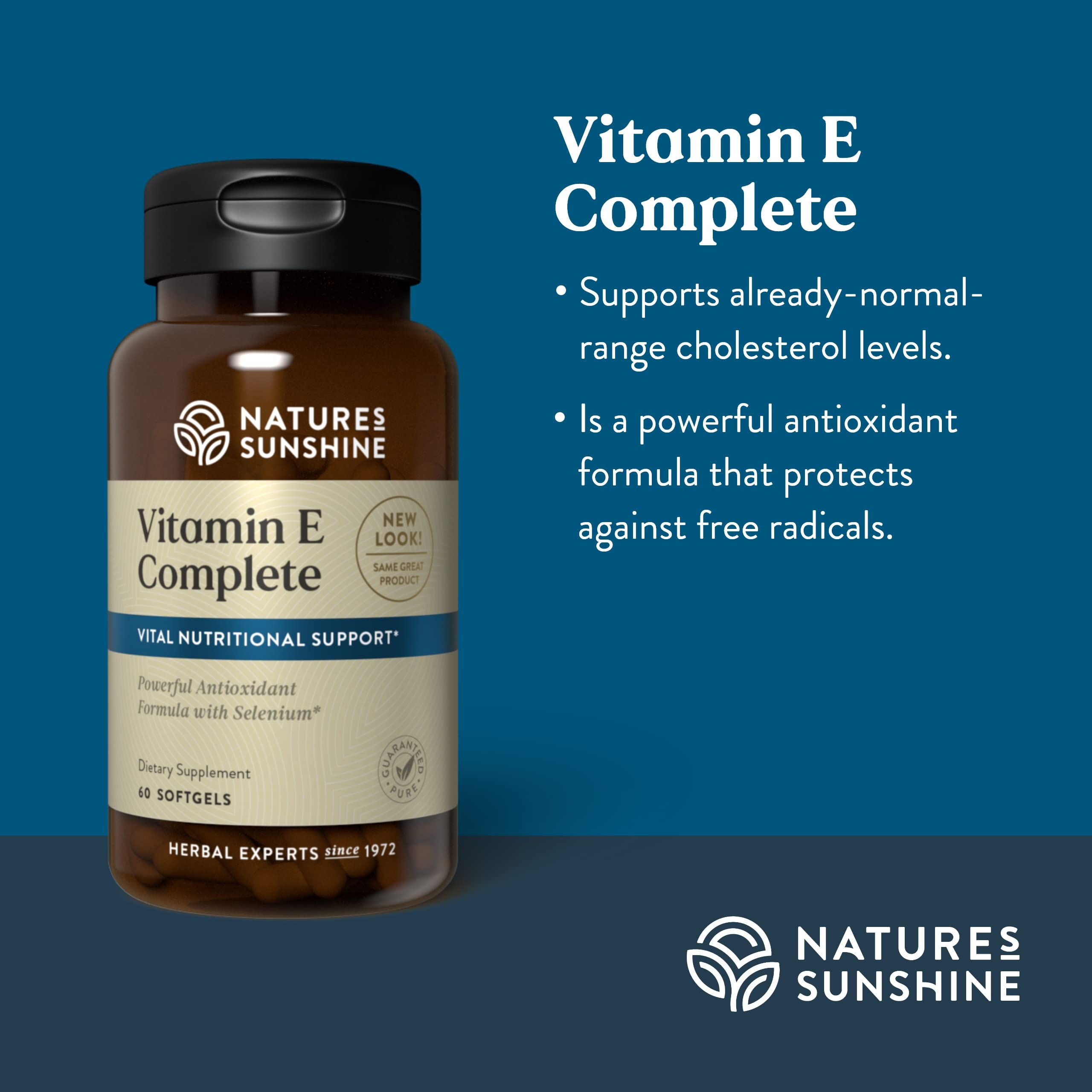 Packaging of Nature's Sunshine Vitamin E Complete