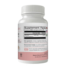 Close-up of Natures Trove B12 methylcobalamin cherry flavor chewable tablets