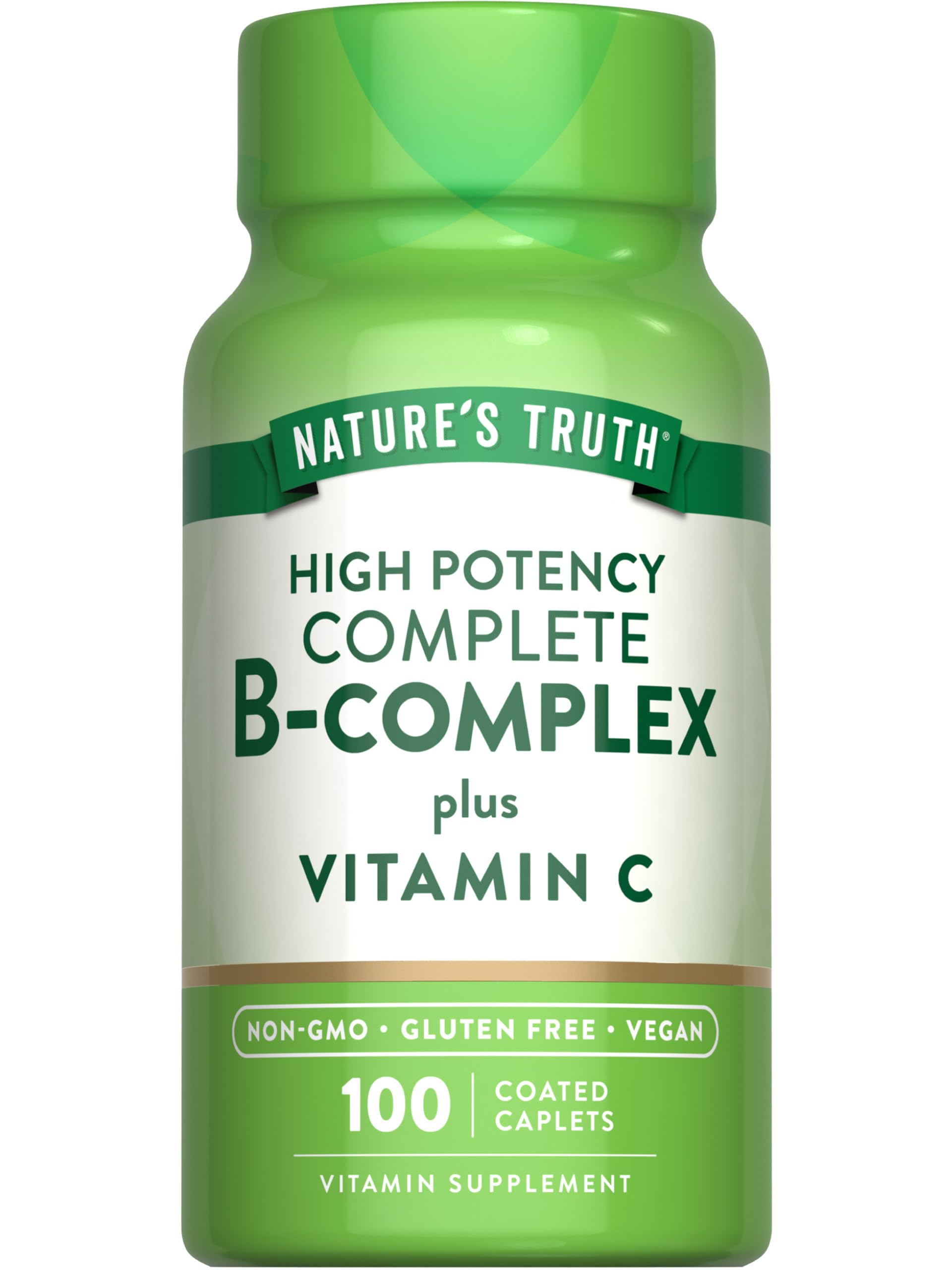 Nature's Truth B Complex + Vitamin C bottle - 100 caplets