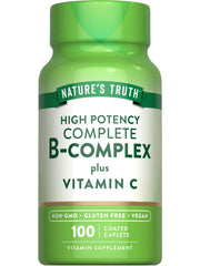 Nature's Truth B Complex + Vitamin C bottle - 100 caplets
