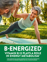 Close-up of vegan B12 tablet