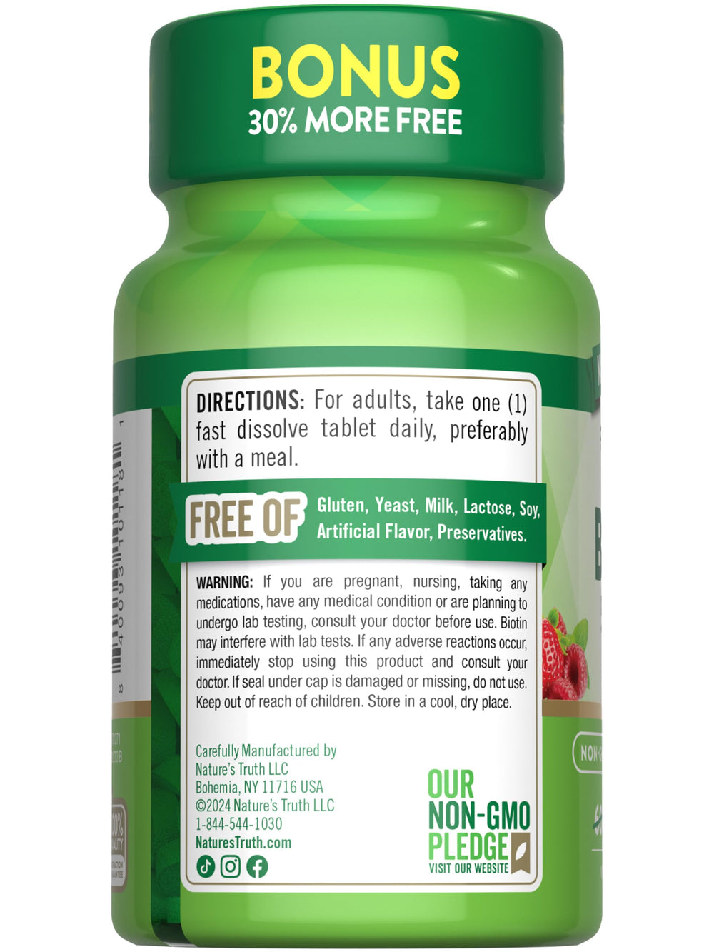 Bottle in natural setting lifestyle image