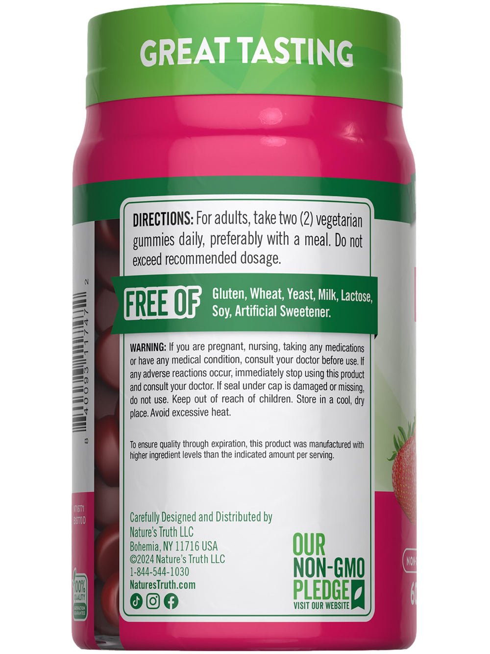 Packaging and branding for Nature's Truth D3 & B12 gummies