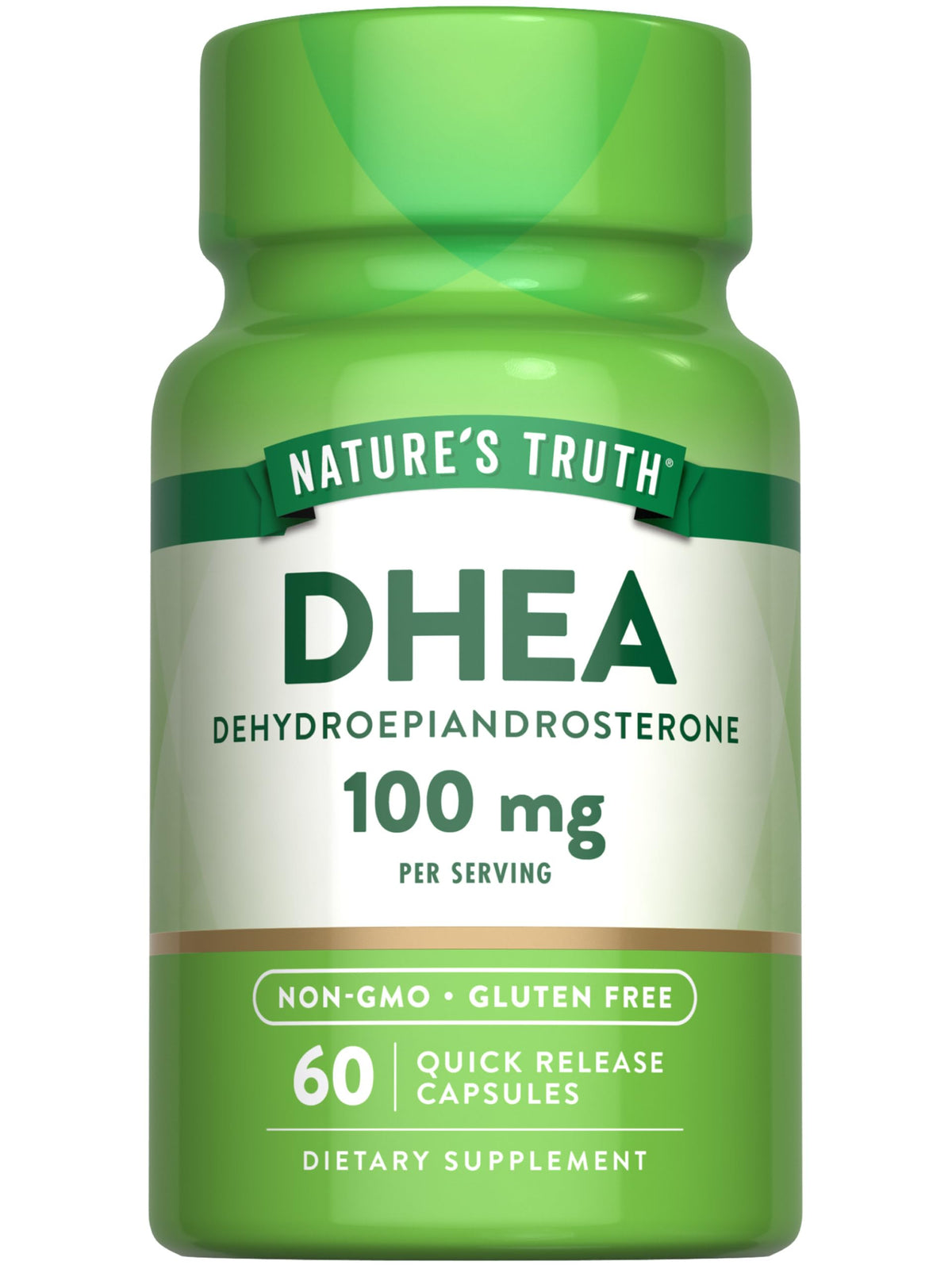Nature's Truth DHEA 100mg 60 capsules bottle - hero image