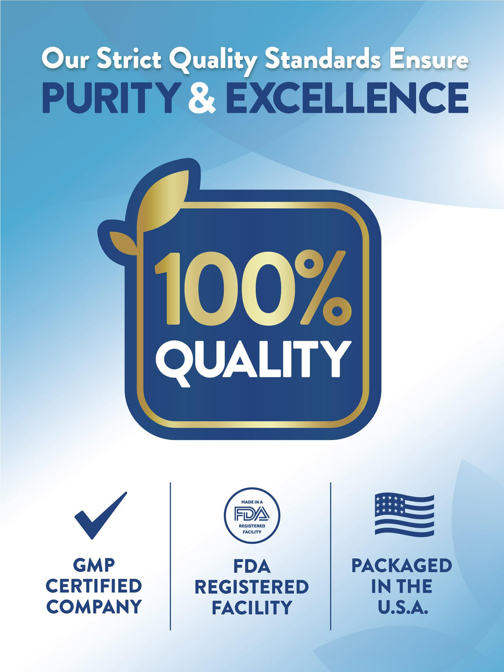 Free from gluten, wheat, milk, lactose, soy, artificial colors, flavors and preservatives