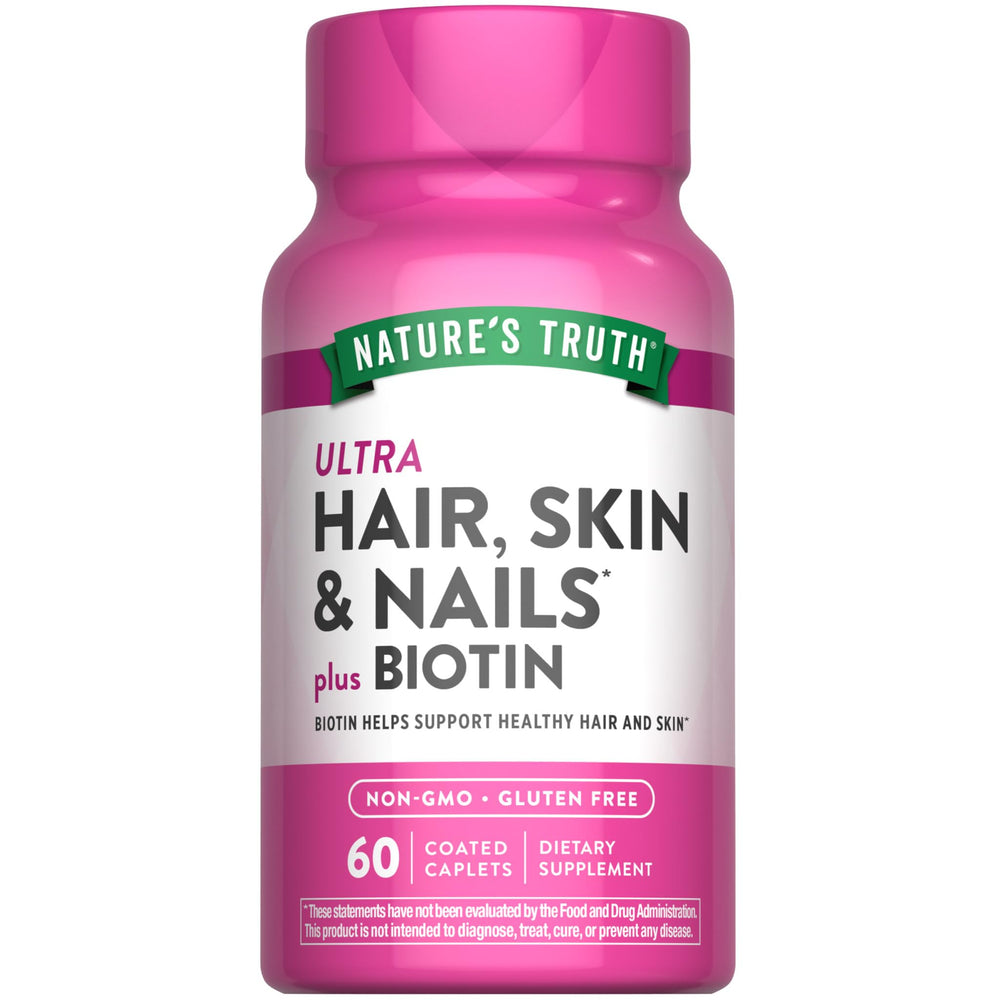 Nature's Truth Hair Skin Nails bottle and label