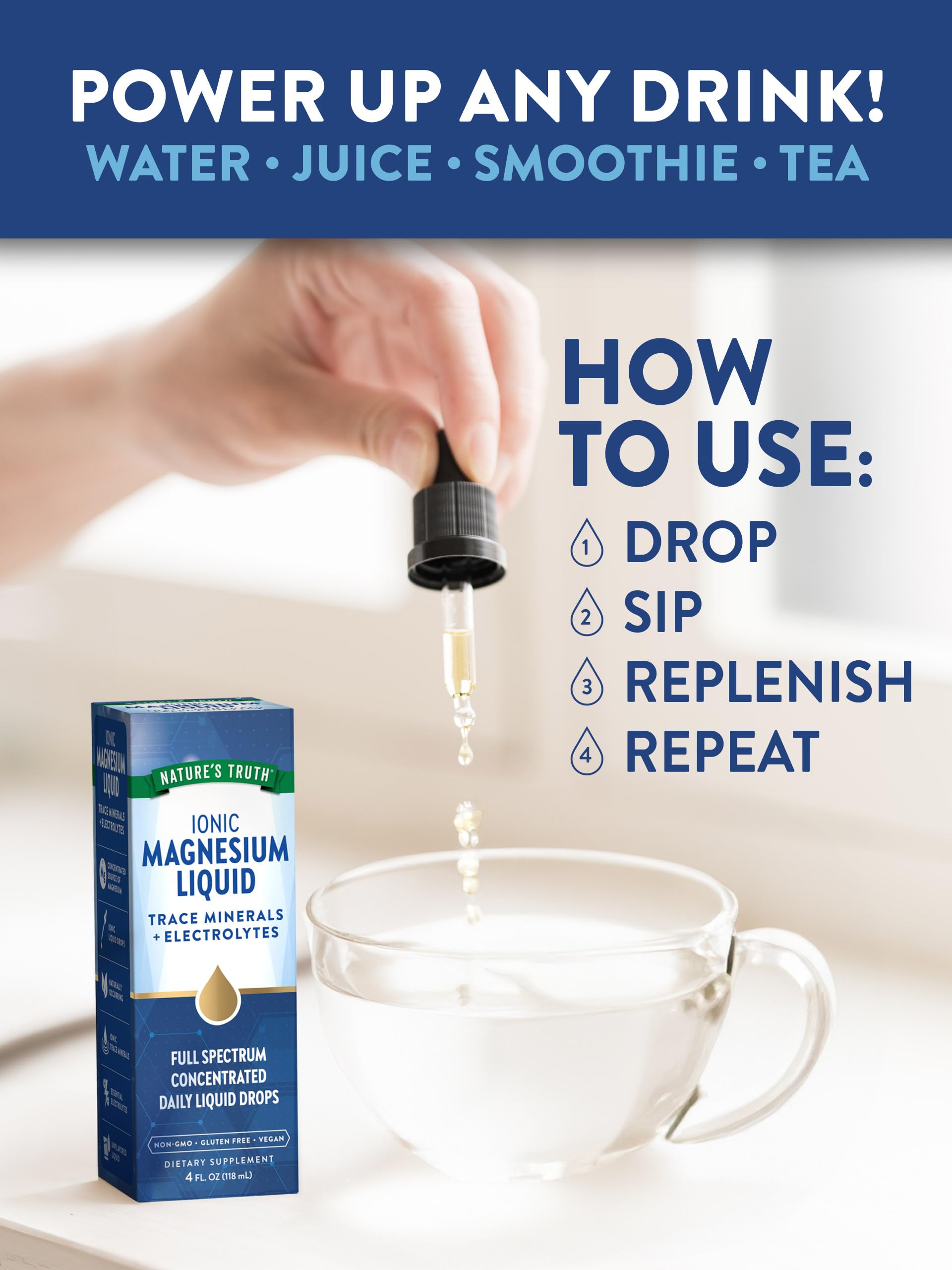 Nutrition facts panel and serving size on label