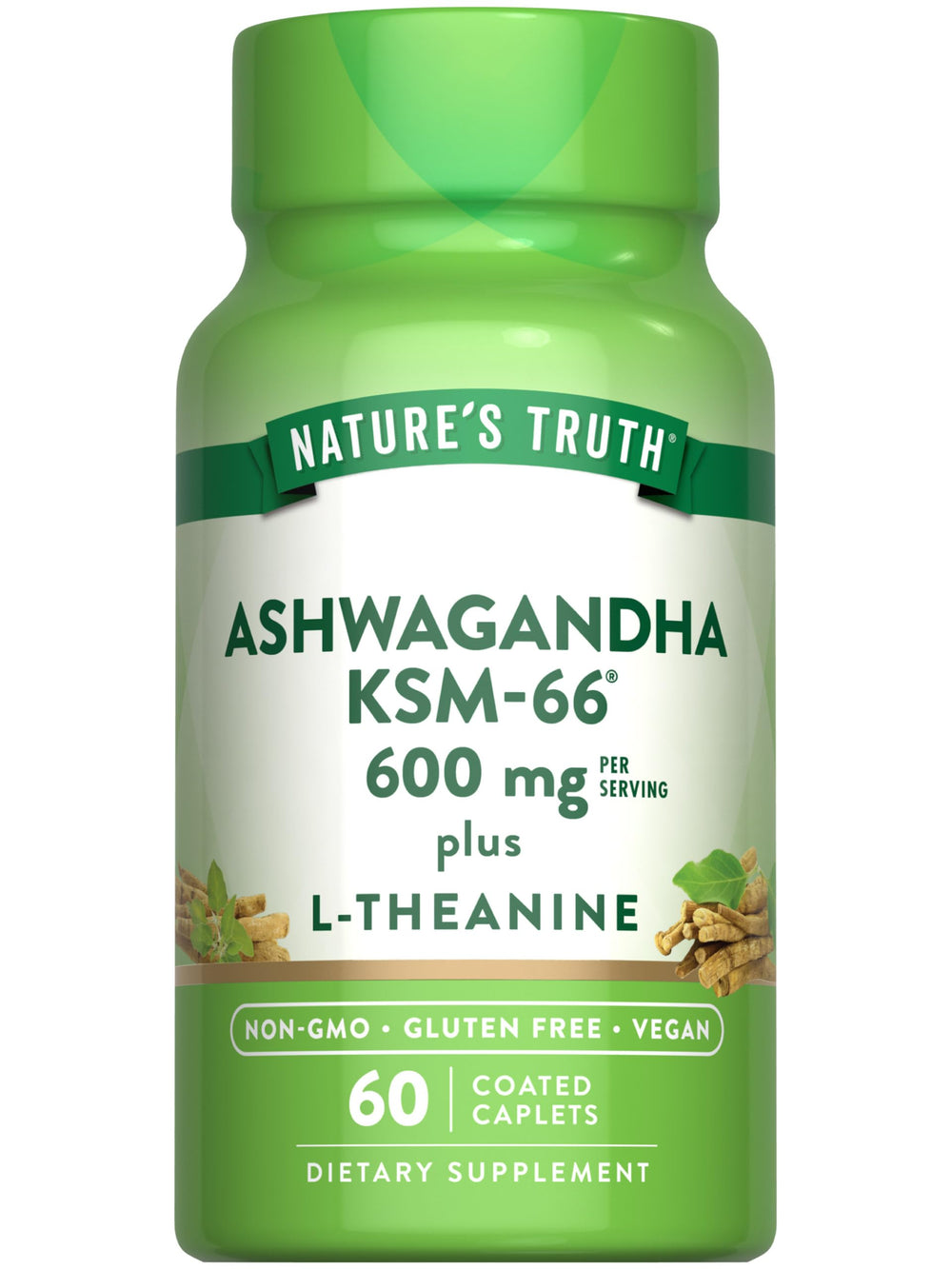 Nature's Truth KSM-66 Ashwagandha 60 caplets packaging