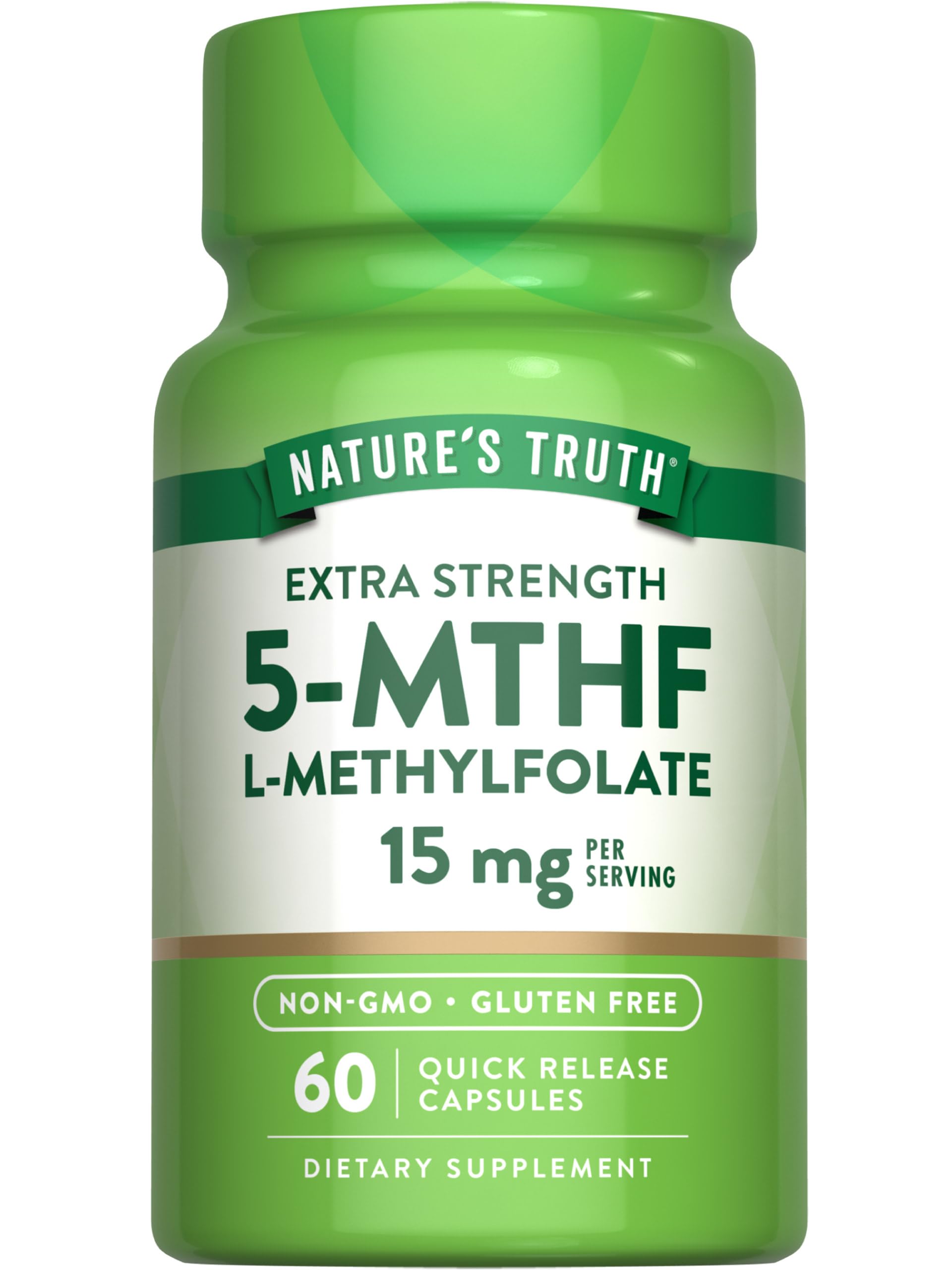 Nature's Truth L-Methylfolate 15mg bottle front