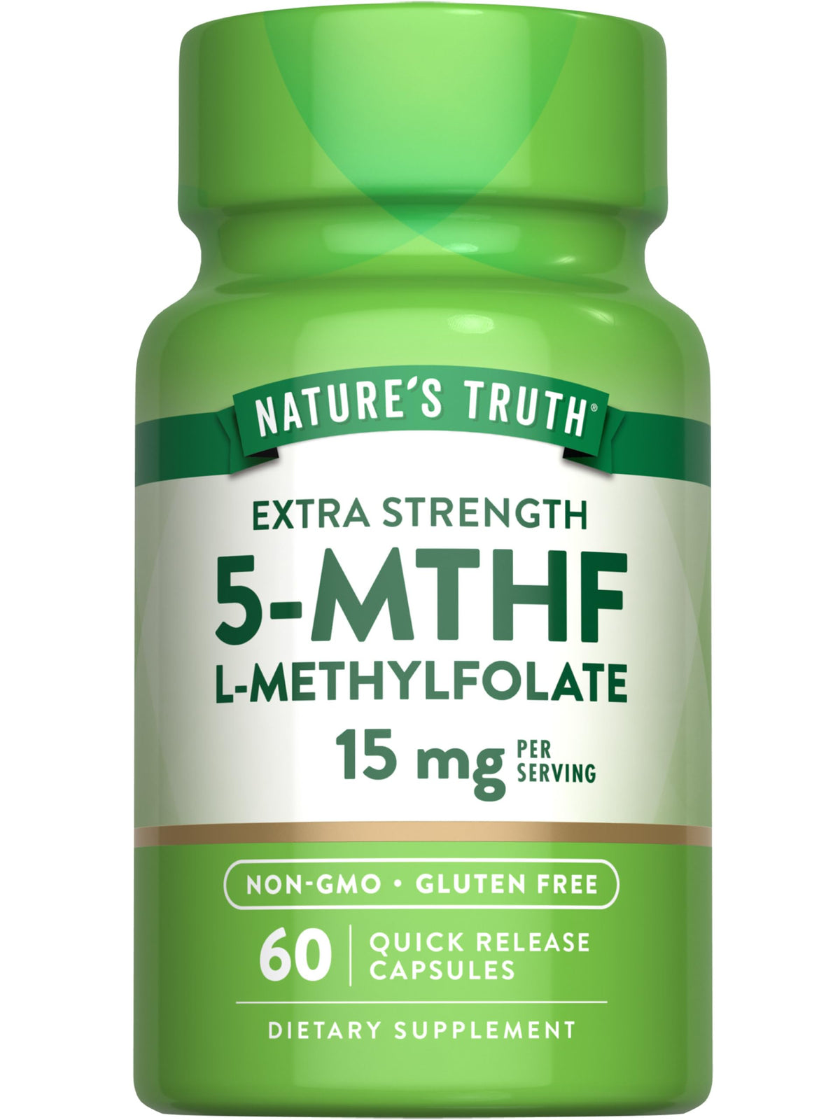 Nature's Truth L-Methylfolate 15mg bottle front