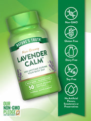 Front label of Nature's Truth Lavender Calm Softgels
