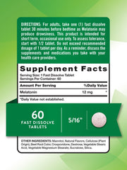 Close-up of melatonin tablets showing natural berry flavor