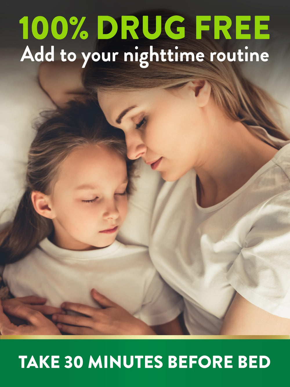 Serving size and dosage information for melatonin gummies (1 mg).