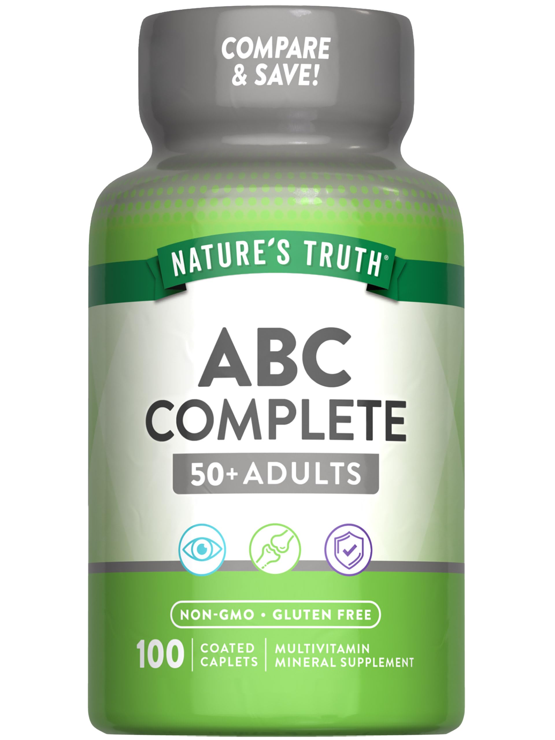 Nature's Truth Multivitamin for adults 50+ bottle front