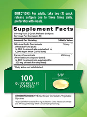 Nature's Truth product label showing Non-GMO and gluten-free claims