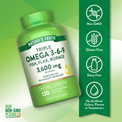 Omega fatty acids from fish, flax, and borage oil