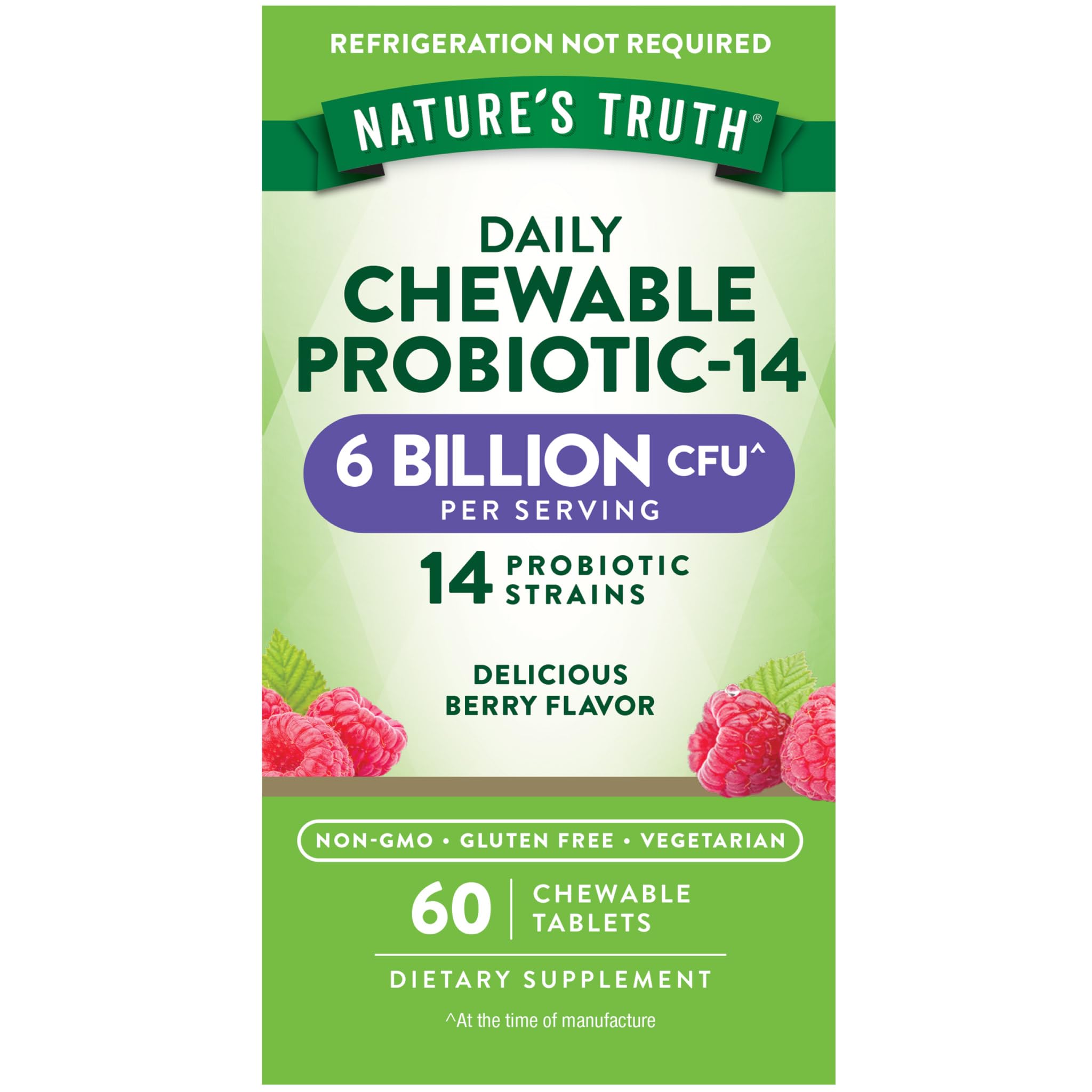 Main image: Nature's Truth Probiotic Chewable Berry flavor