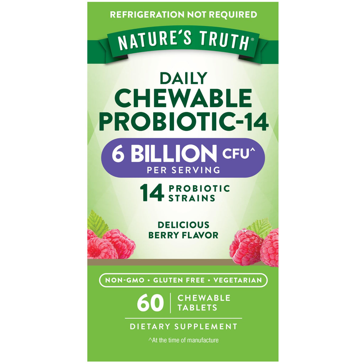 Main image: Nature's Truth Probiotic Chewable Berry flavor