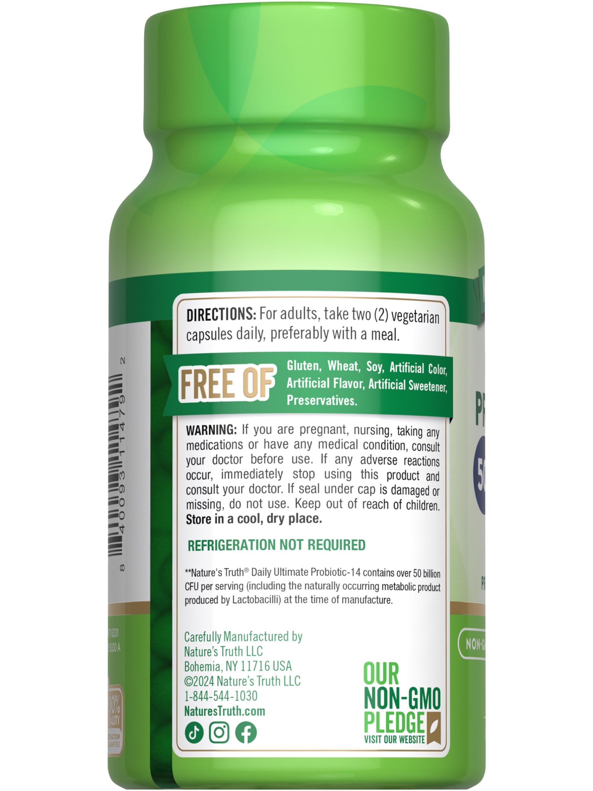 Lifestyle image of adults taking probiotic supplement