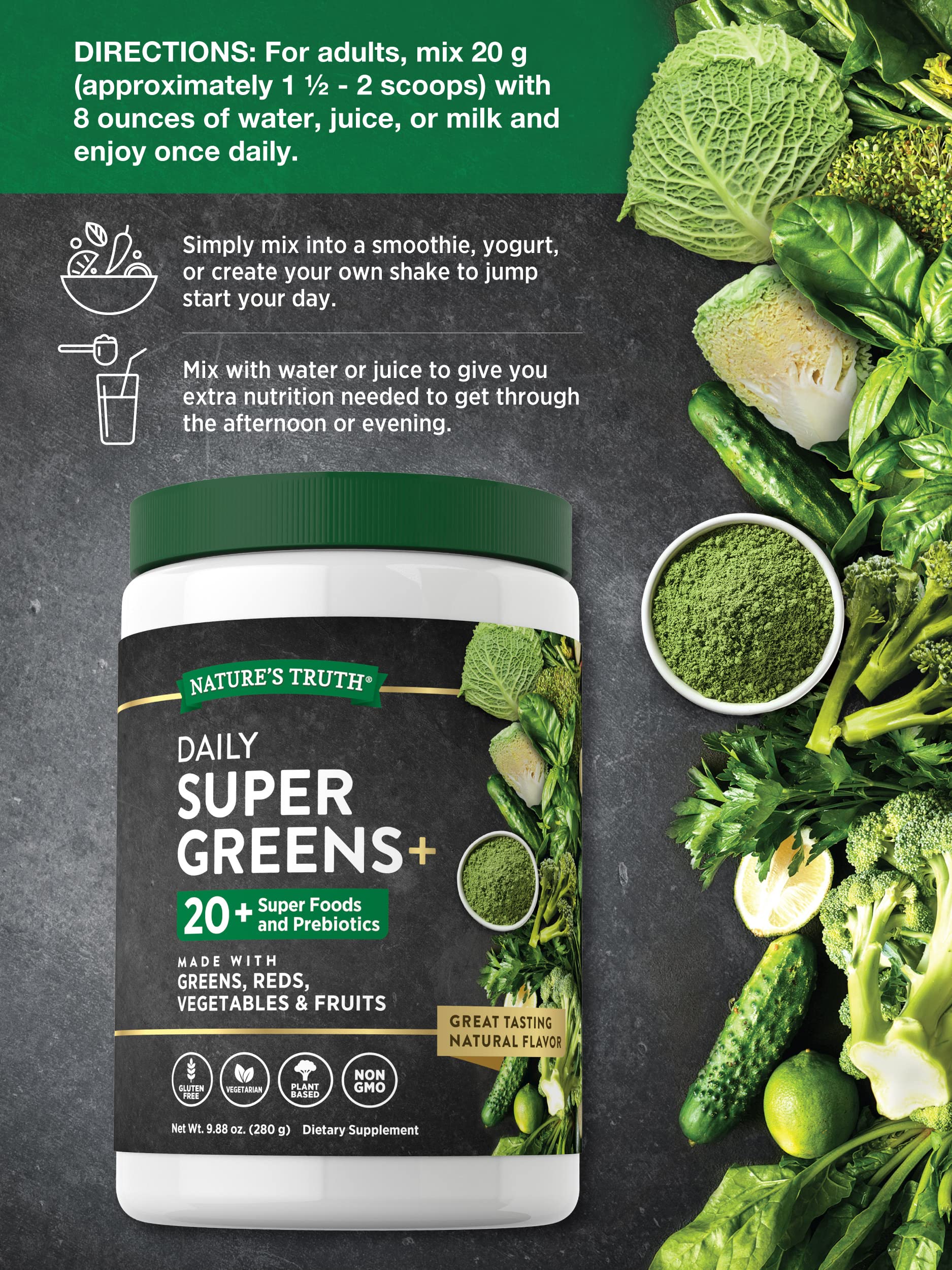 Back label showing product transparency and quality