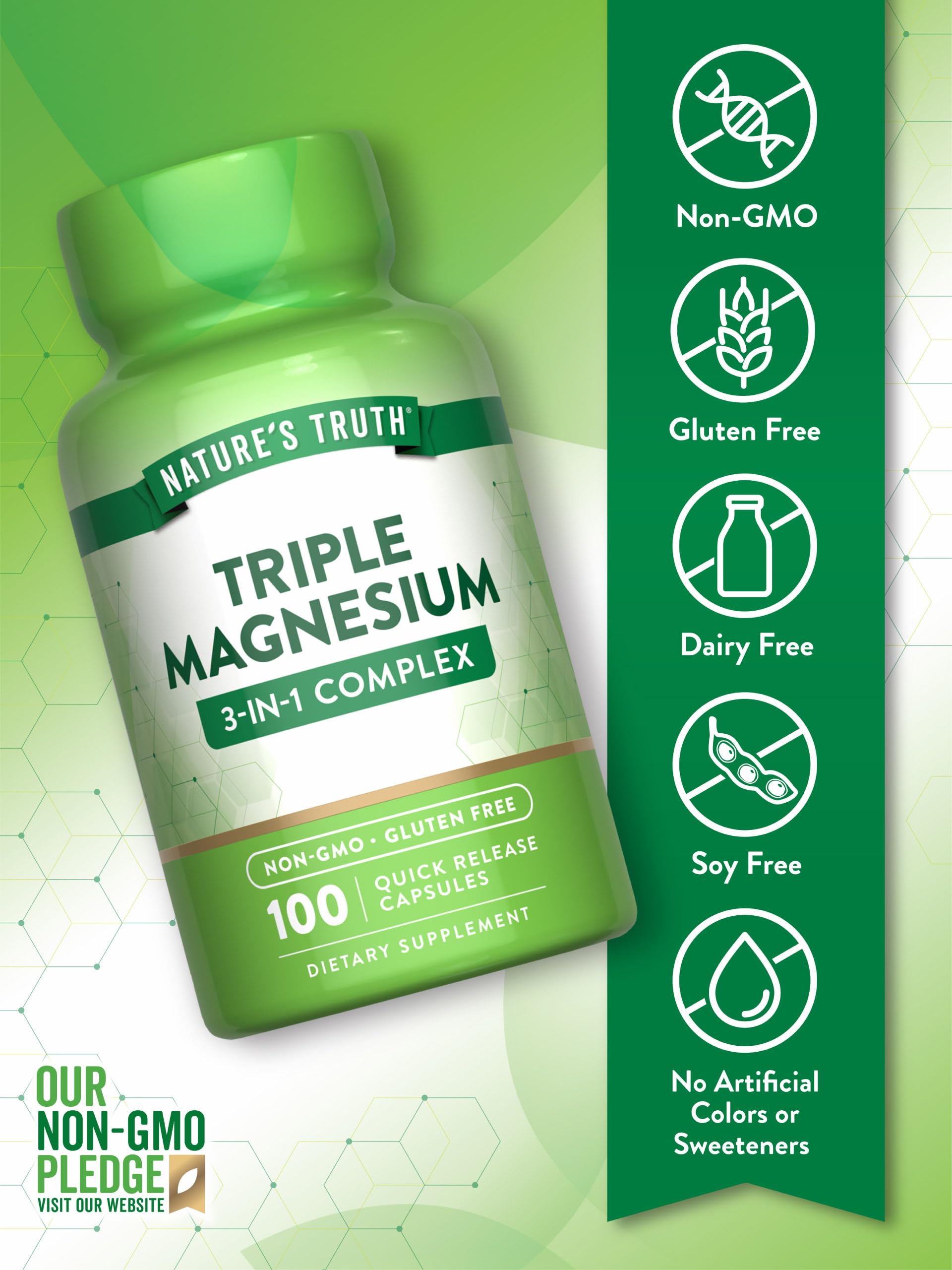 Capsules of Nature's Truth Triple Magnesium Complex