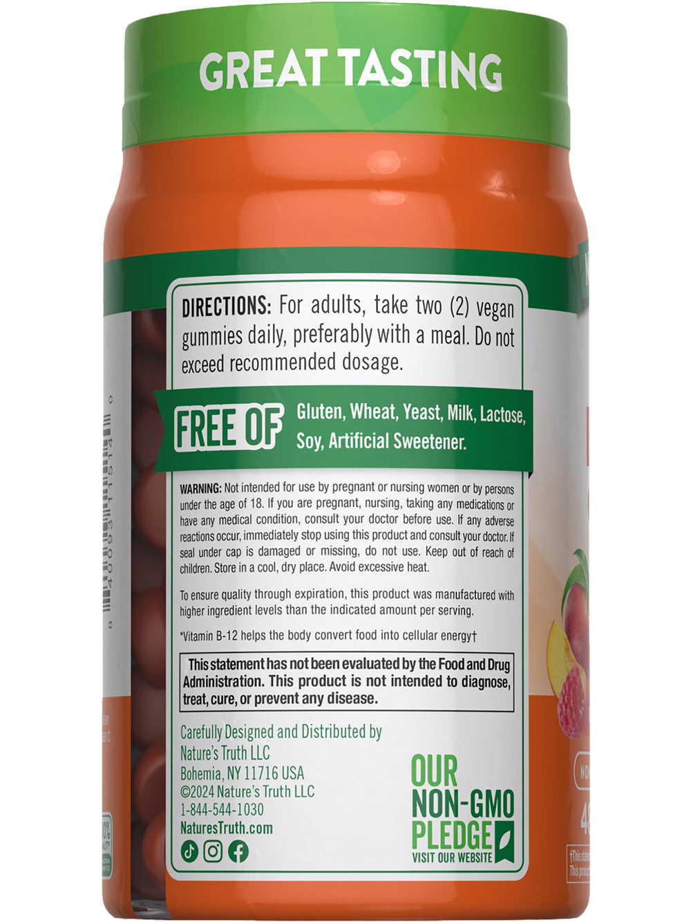 Gummies containing Ashwagandha and L-Carnitine on label