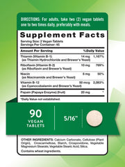 Vitamin B Complex for women and men - capsules close-up