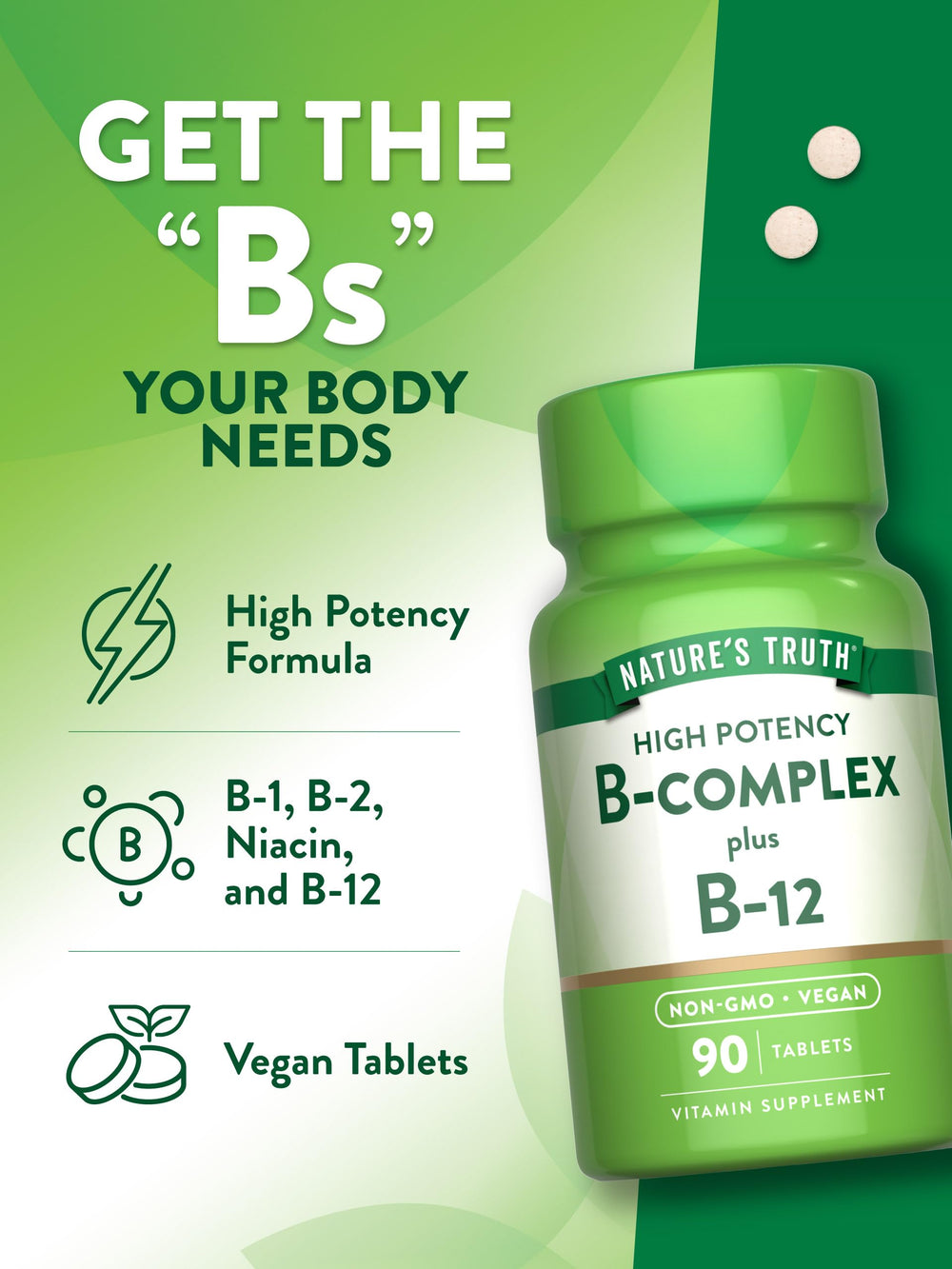 Energy metabolism support from B vitamin complex