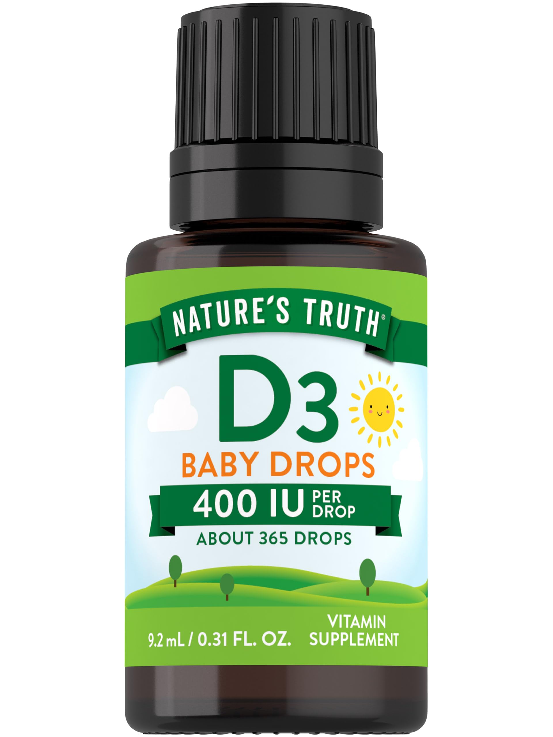 Nature's Truth Vitamin D Drops for Infants bottle with label