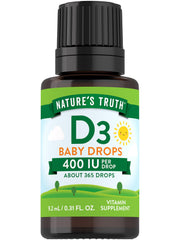 Nature's Truth Vitamin D Drops for Infants bottle with label