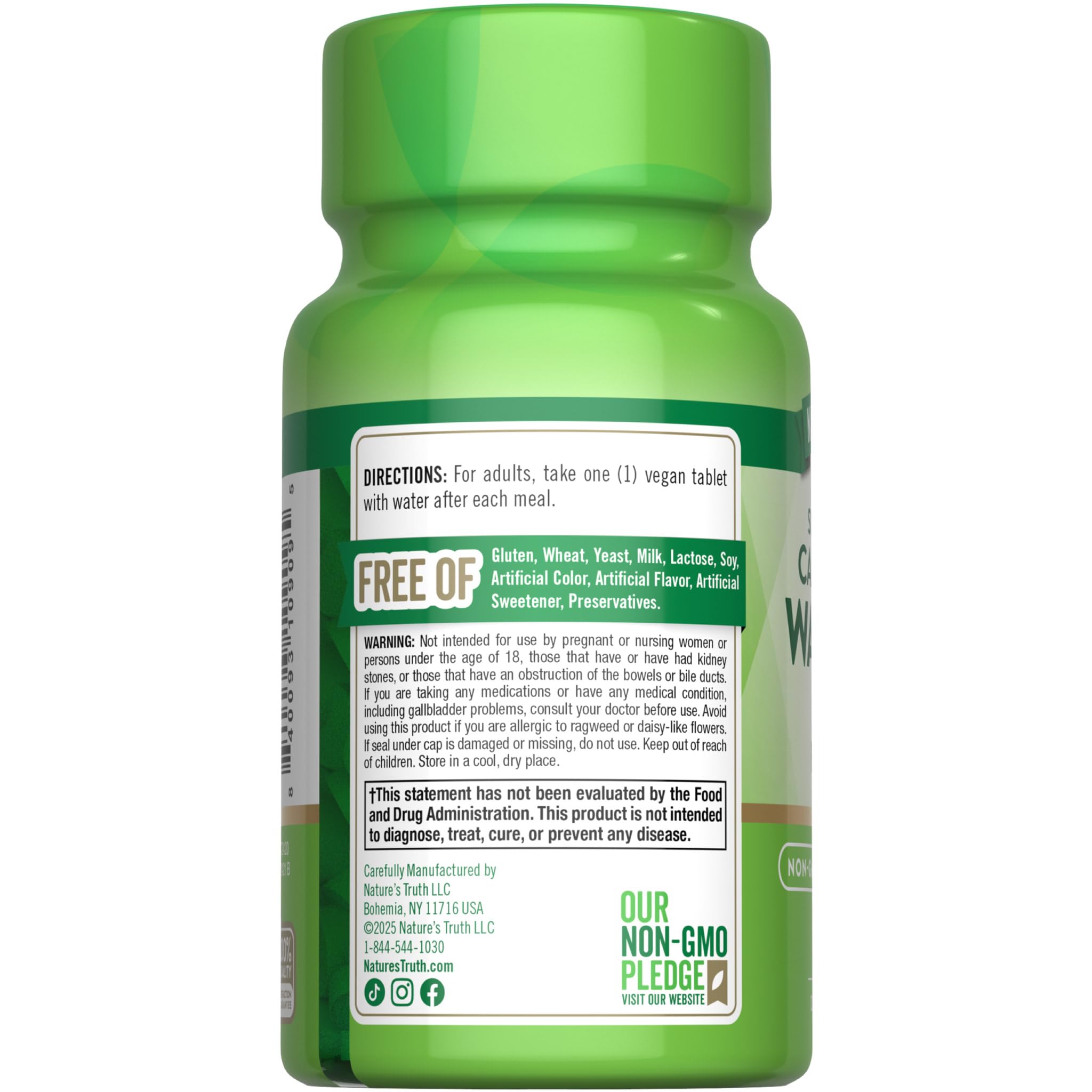 Caffeine-free water pill tablets from Nature's Truth