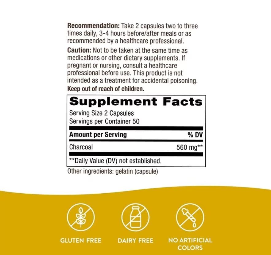 Detox concept graphic for activated charcoal product