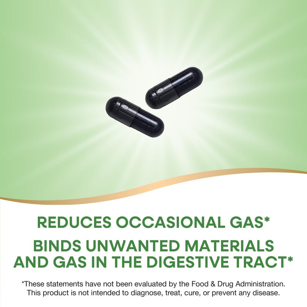 Nature's Way Activated Charcoal label and ingredients