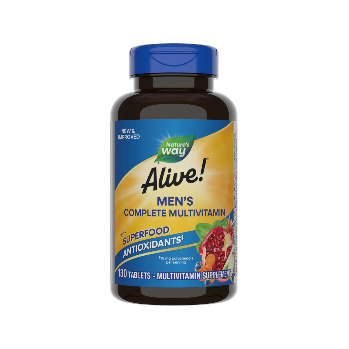 Bottle of Nature's Way Alive! Men's Complete Multivitamin
