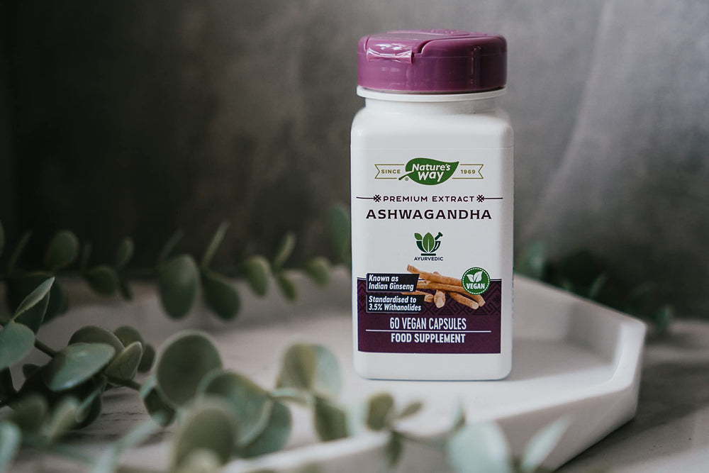Front label of Nature's Way Ashwagandha