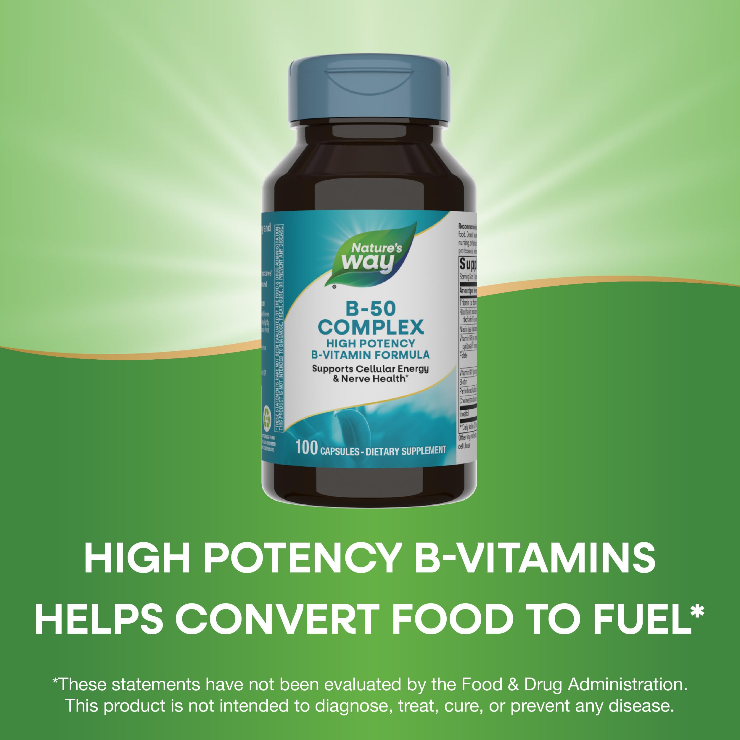 Nature's Way B-50 Complex bottle on white background