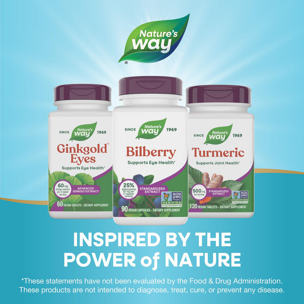 Packaging may vary for Nature's Way Bilberry Premium Extract