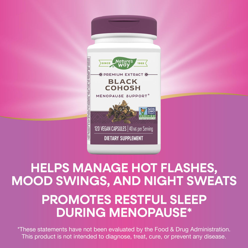 Salt-free, wheat-free, soy-free, corn-free dairy-free black cohosh
