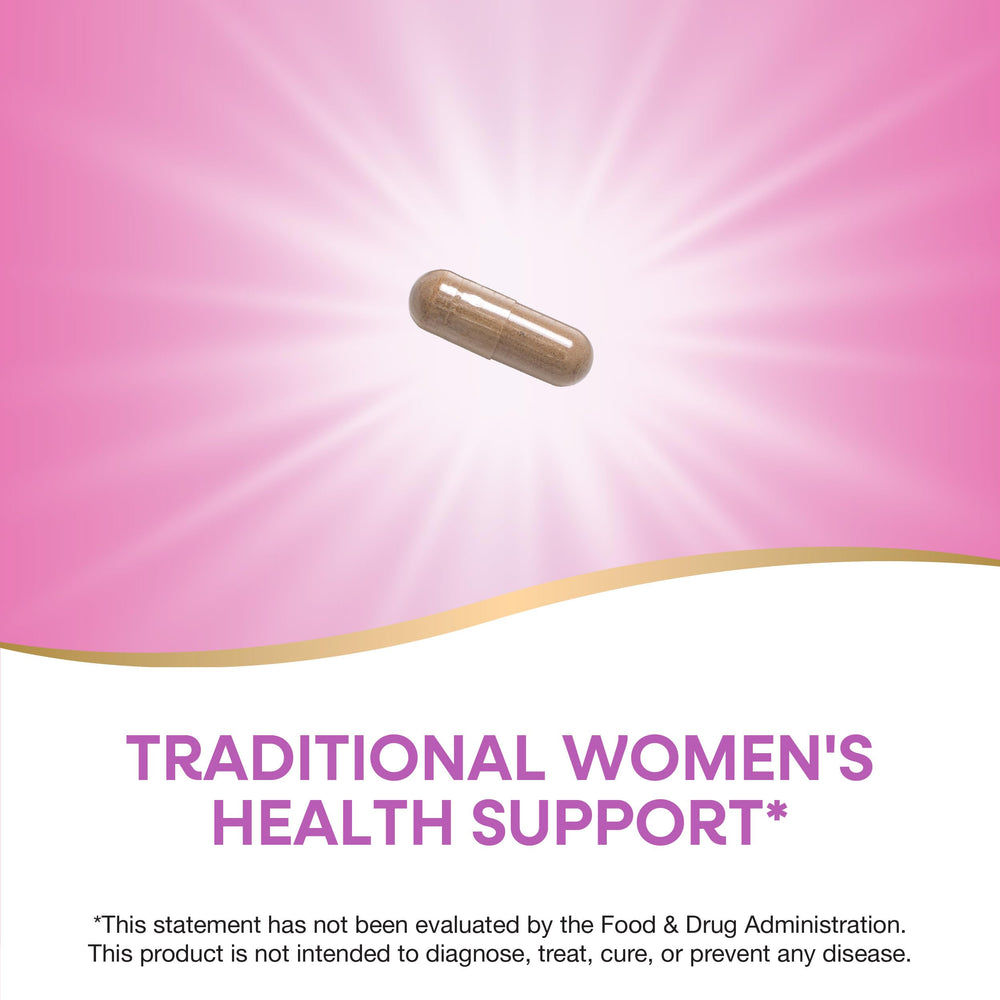 Close-up of Nature’s Way Black Cohosh Root capsules