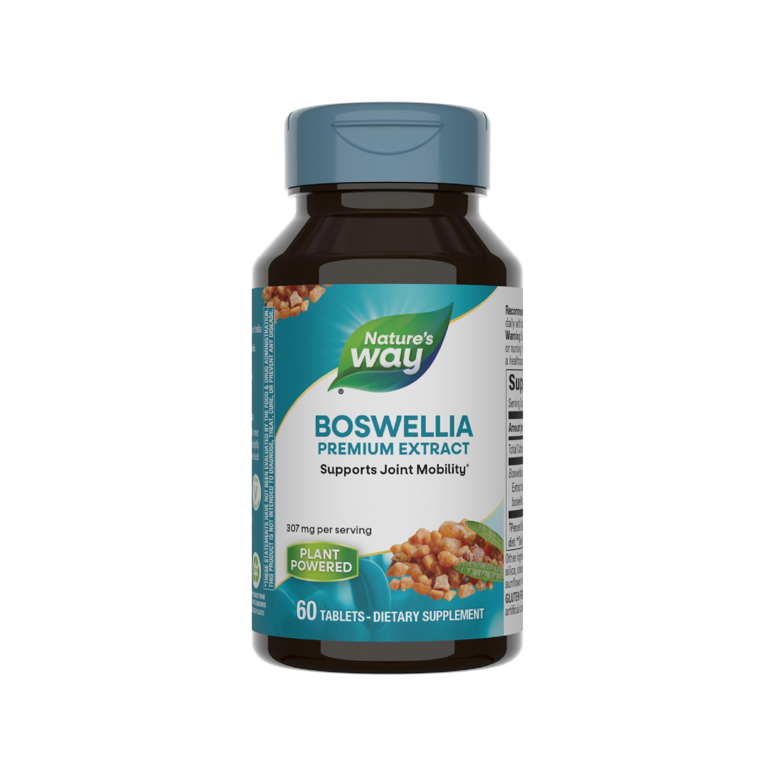 Nature's Way Boswellia Premium Extract bottle front for joint support benefits