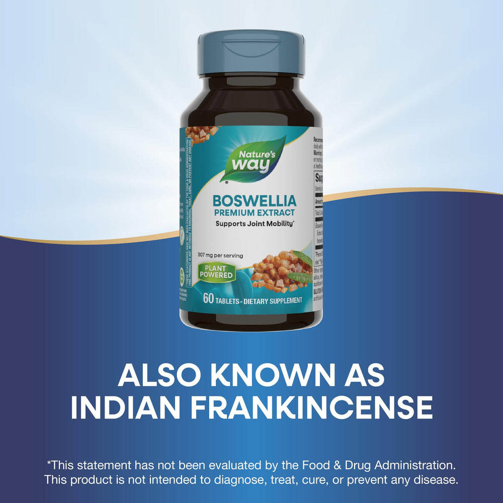 Nature's Way Boswellia Premium Extract packaging varies by batch information
