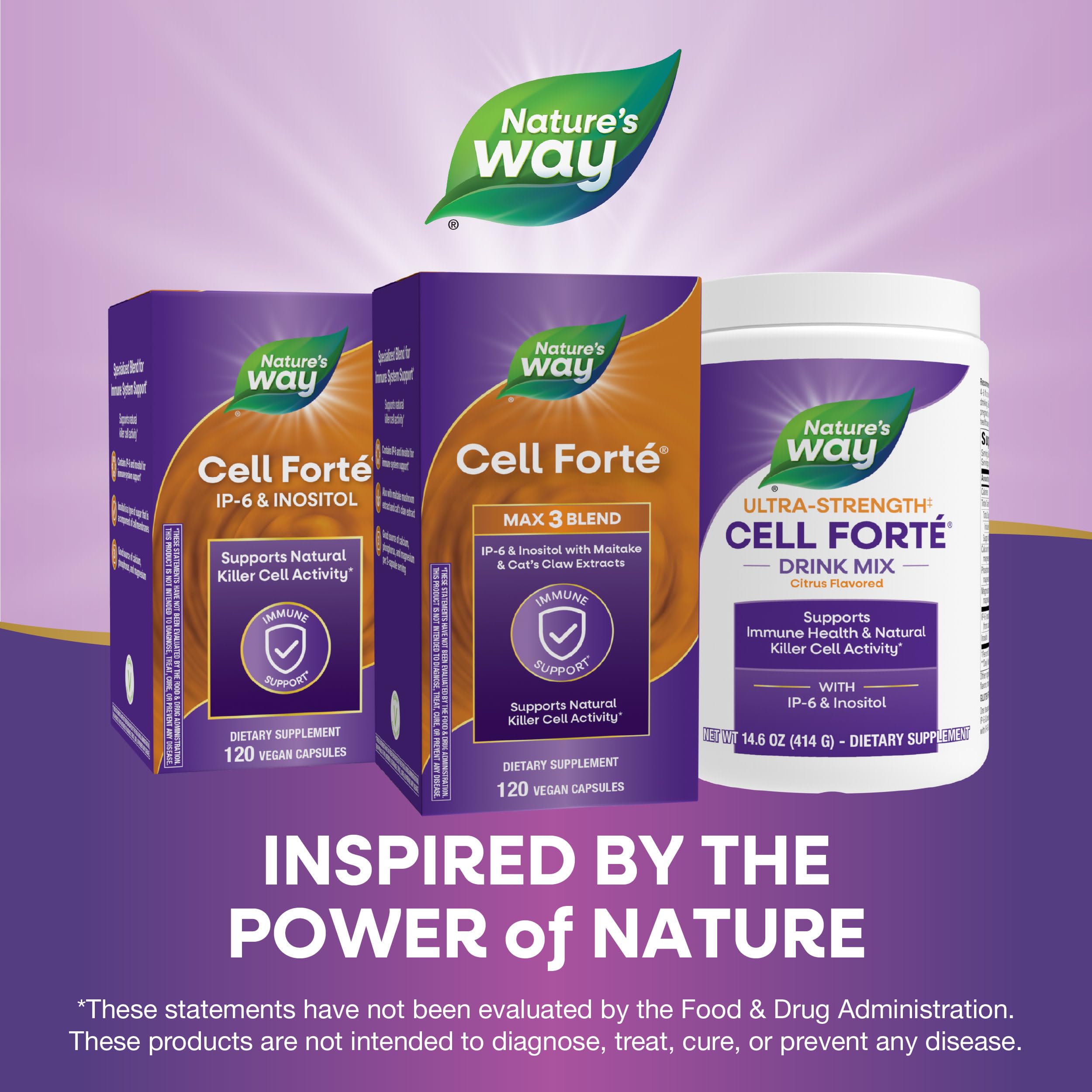 Nature's Way bottle on kitchen counter suggesting daily wellness routine