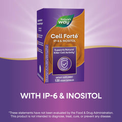 Nature's Way powdered ingredient texture showing IP-6 and inositol clarity
