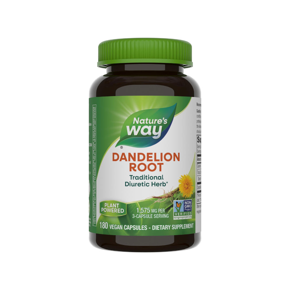 Bottle of Nature's Way Dandelion Root 180 capsules
